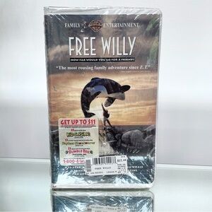 PARTIALLY SEALED FREE WILLY VHS